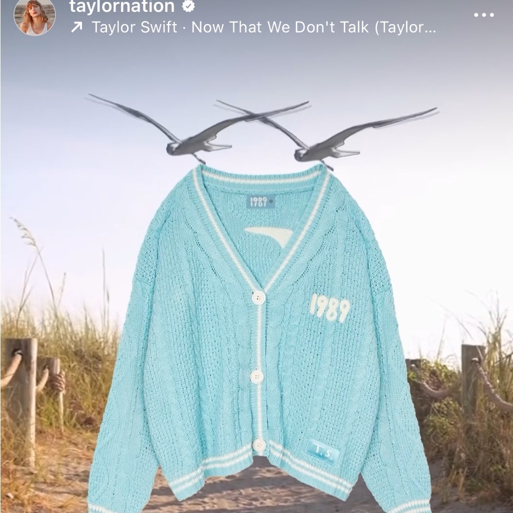 Official Taylor Swift 1989 Cardigan